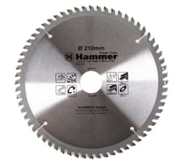 Диск пильный по ламинату Flex CSB PL (210х30/20 мм; Z-64) HAMMER 30678 205-207