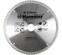 Диск пильный по алюминию Flex 205-303 CSB AL (235х30 мм; Z-100) HAMMER 30683