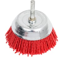 Кордщетка чашеобразная с хвостовиком Flex 207-216 (75 мм; d6; нейлон) HAMMER 62132