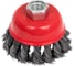 Кордщетка чашеобразная Flex 207-104 (65 мм; M14; витая проволока) для УШМ HAMMER 32436 1