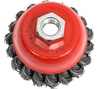 Кордщетка чашеобразная Flex 207-105 (75 мм; M14; витая проволока) для УШМ HAMMER 32437