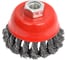 Кордщетка чашеобразная Flex 207-105 (75 мм; M14; витая проволока) для УШМ HAMMER 32437 2