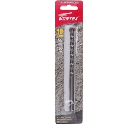 Сверло по бетону 10x150 мм WORTEX WDB101500C2111