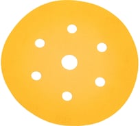 Шлифовальный круг Adroit 150 мм, на липучке, 7 отверстий, Р180, 100 шт Interflex AD27183307-100