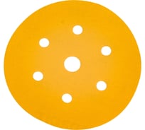 Шлифовальный круг Adroit 150 мм, на липучке, 7 отверстий, Р320, 100 шт Interflex AD27323307