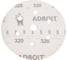 Шлифовальный круг Adroit 150 мм, на липучке, 7 отверстий, Р320, 100 шт Interflex AD27323307 2