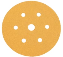 Шлифовальный круг Adroit 150 мм, на липучке, 7 отверстий, Р60, 100 шт Interflex AD27603307