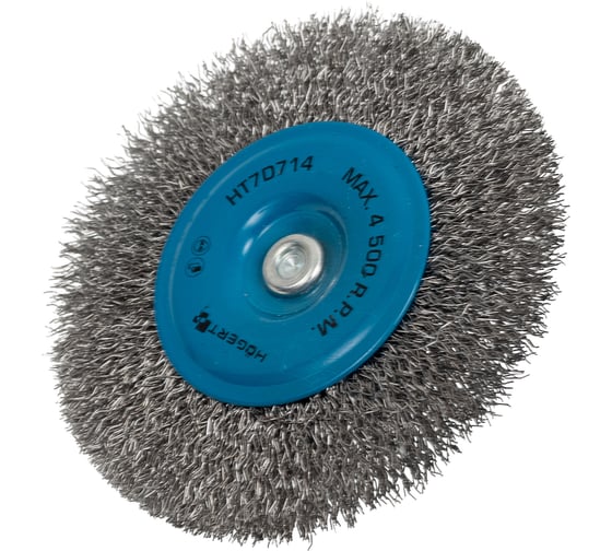 Корщетка дисковая прямая нержавейка 100 мм HOEGERT TECHNIK HT7D714 1