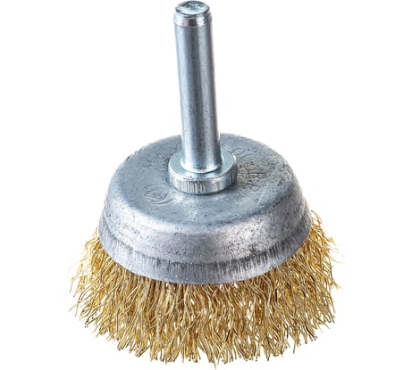 Щетка металлическая со шпилькой чашка 40 мм для дрели ON 20-02-040