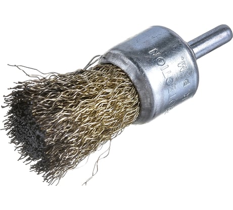 Щетка металлическая со шпилькой кистевая чашка 25 мм для дрели ON 20-02-425