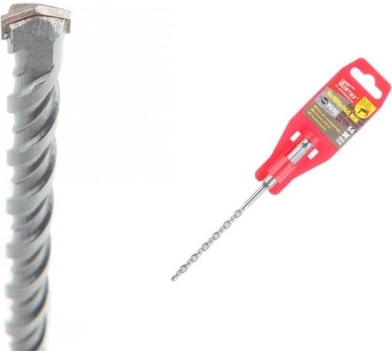 Бур (сверло) 6x100x160 мм, SDS-plus, E2 WORTEX WHD1106160C111
