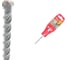 Бур (сверло) 6x50x110 мм, SDS-plus, E2 WORTEX WHD1106110C111 2