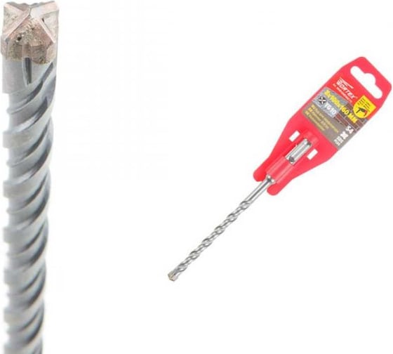 Бур (сверло) 8x100x160 мм, SDS-plus, E4 WORTEX WHD1208160C111