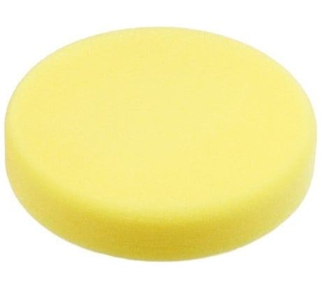 Полировальный круг 150x30 мм, на липучке, желтый, жесткий WORTEX PMS1530Y2019