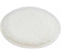 Полировальный круг 150 мм, на липучке, искусственная шерсть WORTEX PMW1500IL019