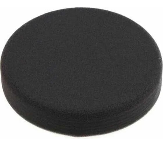 Полировальный круг 150x30 мм, на липучке, черный, мягкий WORTEX PMS1530B2019