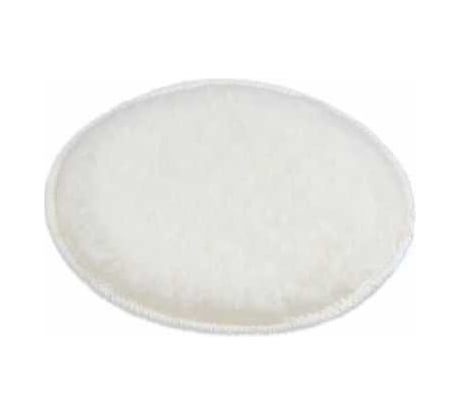 Полировальный круг 150 мм, на липучке, натуральная шерсть, средней длины WORTEX PMW1500PM019