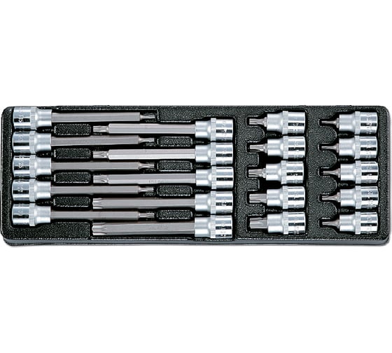 Набор насадок TORX в ложементе (20 предметов; 1/2") HONITON IK-SKB400200T 1
