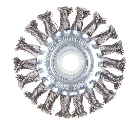 Щетка дисковая 125х22 мм, косичка Gepard GP0880-125 1