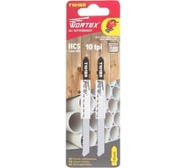 Пилка по дереву T101BR 2 шт для лобзика WORTEX WJT101BRA211