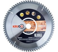 Диск пильный по дереву 300x30 мм, 72T KRUGO WA300072