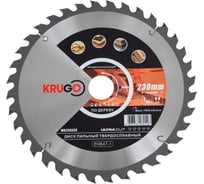 Диск пильный по дереву 230х30 мм, 36T KRUGO WA230036