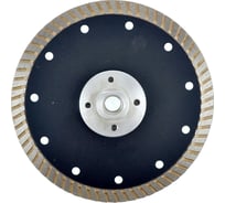 Диск алмазный турбо с фланцем по граниту 150x1.6Ех2.4x10Н мм, М14 KRUGO RTB06AМ14