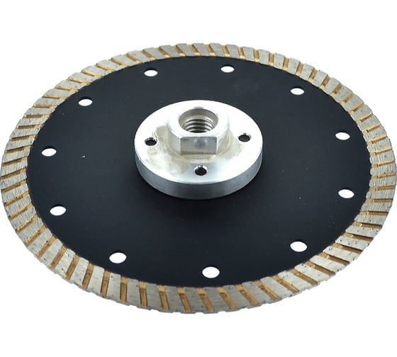 Диск алмазный турбо с фланцем по граниту 125x1.4Ех2.2x10Н мм, М14 KRUGO RTB05AМ14