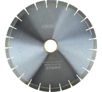 Диск алмазный сегментный по граниту, бесшумный 350x40x3.3x60x15 мм KRUGO BSG14A