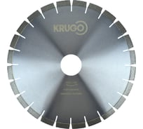 Диск алмазный сегментный по граниту, бесшумный 350x40x3.4x60x15 мм KRUGO BSG14B