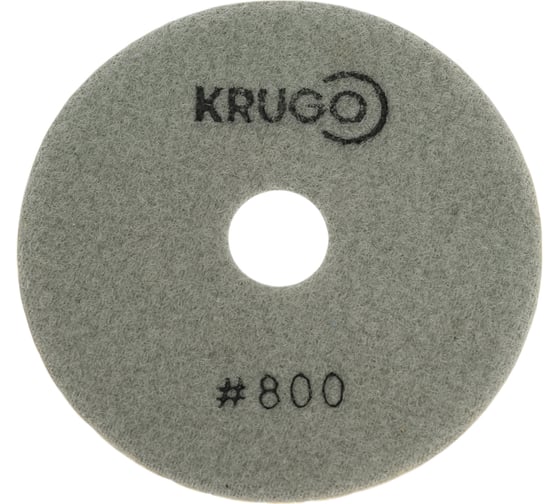 Алмазный гибкий шлифовальный круг (черепашка), 100 мм, Р800, мокрый KRUGO PPW040800