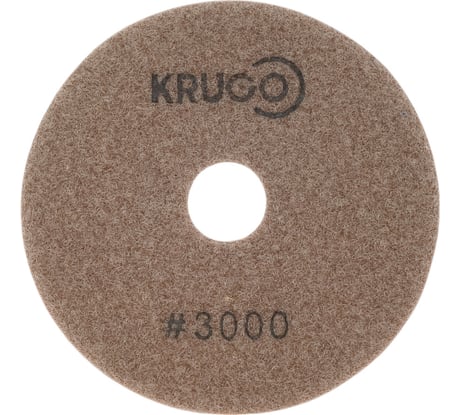 Алмазный гибкий шлифовальный круг (черепашка), 100 мм, Р3000, мокрый KRUGO PPW043000