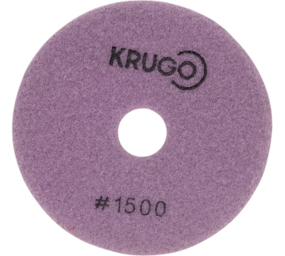 Алмазный гибкий шлифовальный круг (черепашка), 100 мм, Р1500, мокрый KRUGO PPW041500