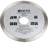 Диск алмазный отрезной сплошной по керамике (115х8х22.2х1.3 мм) EКТО CD-501-115-013