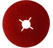 Керамический фибровый диск со шлицами XF885 (50 шт, 125х22 мм, P40) VSM 004836