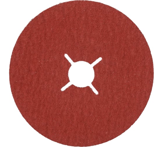 Керамический фибровый диск со шлицами XF885 (1 шт, 125х22 мм, P60) VSM 004968