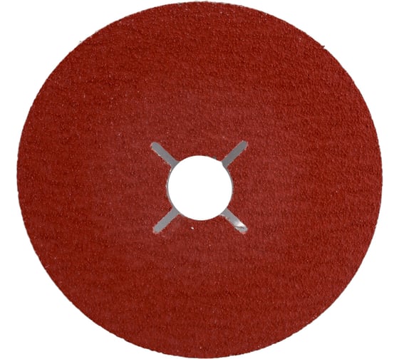 Керамический фибровый диск со шлицами XF885 (50 шт, 125х22 мм, P60) VSM 000704