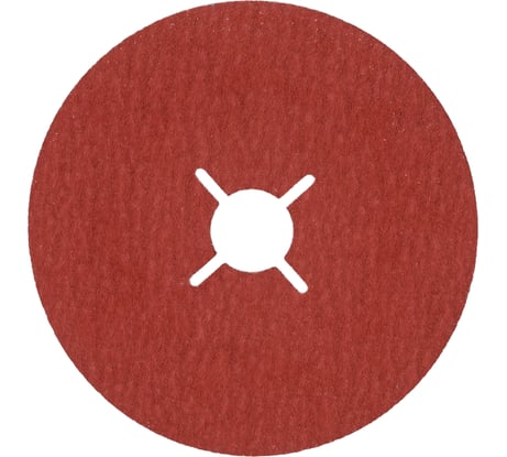Керамический фибровый диск со шлицами XF885 (1 шт, 125х22 мм, P80) VSM 004969