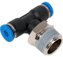 Тройник цанговый T-образный с наружной резьбой (3/8M; 4 мм) SHPI PT 04-R03