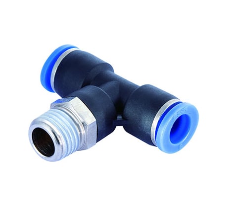 Тройник цанговый T-образный с наружной резьбой (1/2M; 10 мм) SHPI PT 10-R04