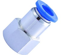 Фитинг цанговый прямой с внутренней резьбой 1/8F для трубки диаметром 4 мм SHPI PCF 04-R01