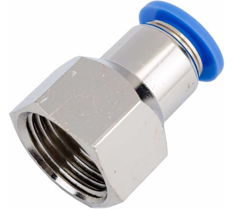 Фитинг цанговый прямой с внутренней резьбой 1/2F для трубки диаметром 10 мм SHPI PCF 10-R04