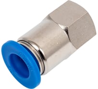 Фитинг цанговый прямой с внутренней резьбой 1/4F для трубки диаметром 10 мм SHPI PCF 10-R02