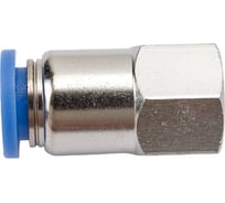 Фитинг цанговый прямой с внутренней резьбой 1/8F для трубки диаметром 8 мм SHPI PCF 08-R01