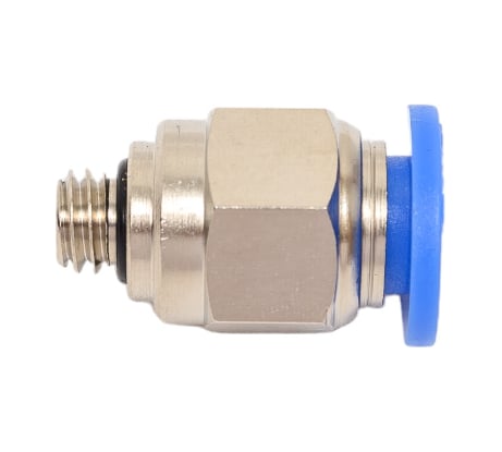 Фитинг цанговый прямой с наружной резьбой 6x1M для трубки диаметром 6 мм SHPI PC 06-M6