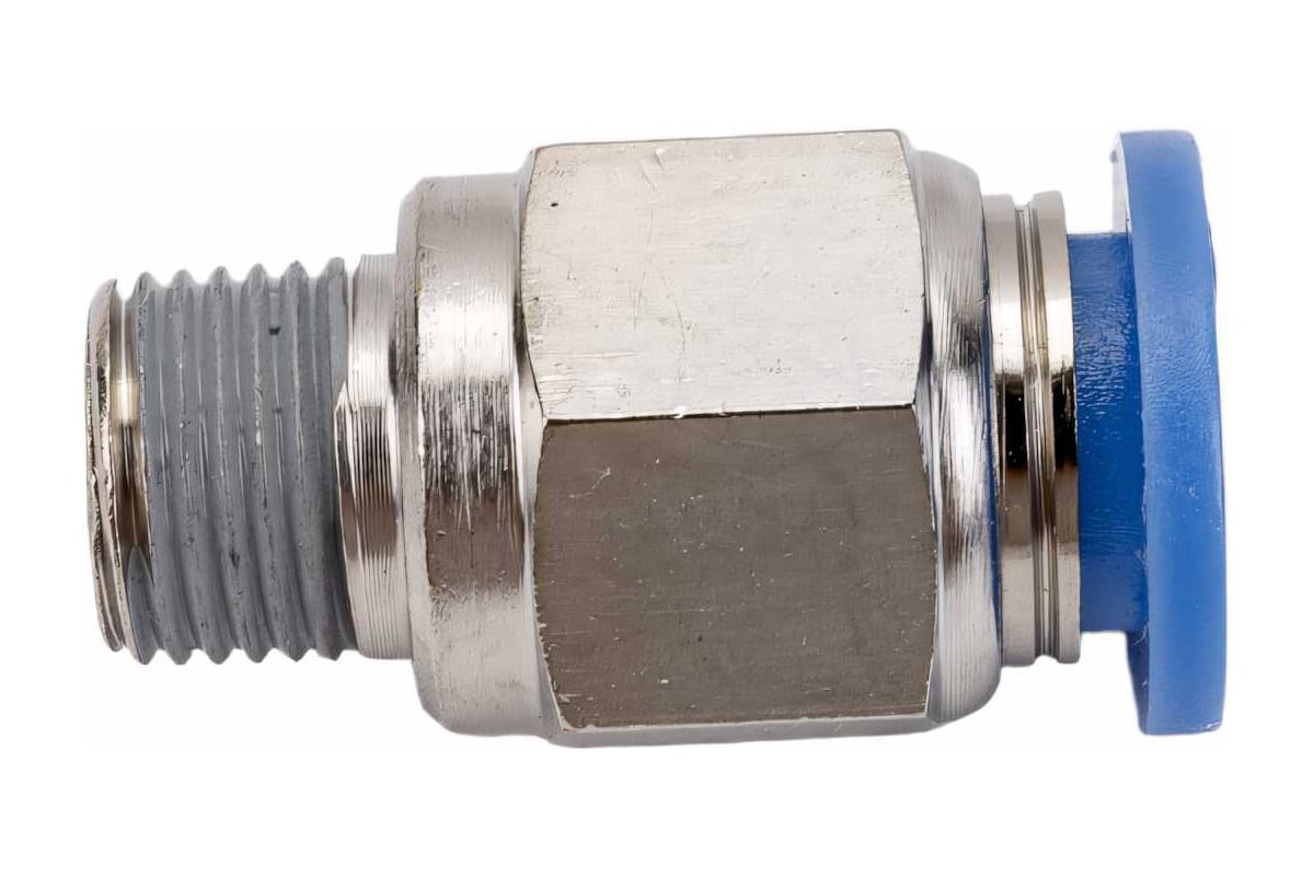 Фитинг цанговый прямой с наружной резьбой 1/8M для трубки диаметром 8 ...