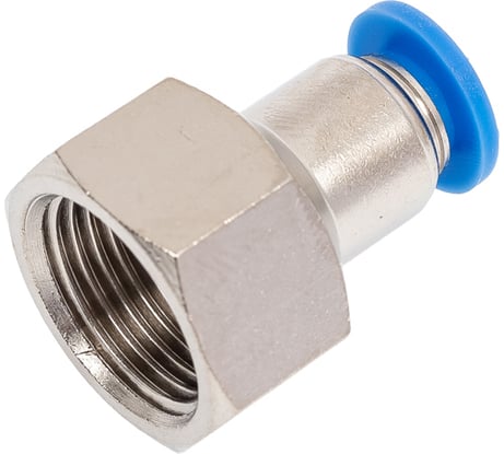 Фитинг цанговый прямой с внутренней резьбой 3/8F для трубки диаметром 6 мм SHPI PCF 06-R03