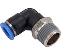 Фитинг цанговый угловой с наружной резьбой 3/8M для трубки диаметром 8 мм SHPI PL 08-R03