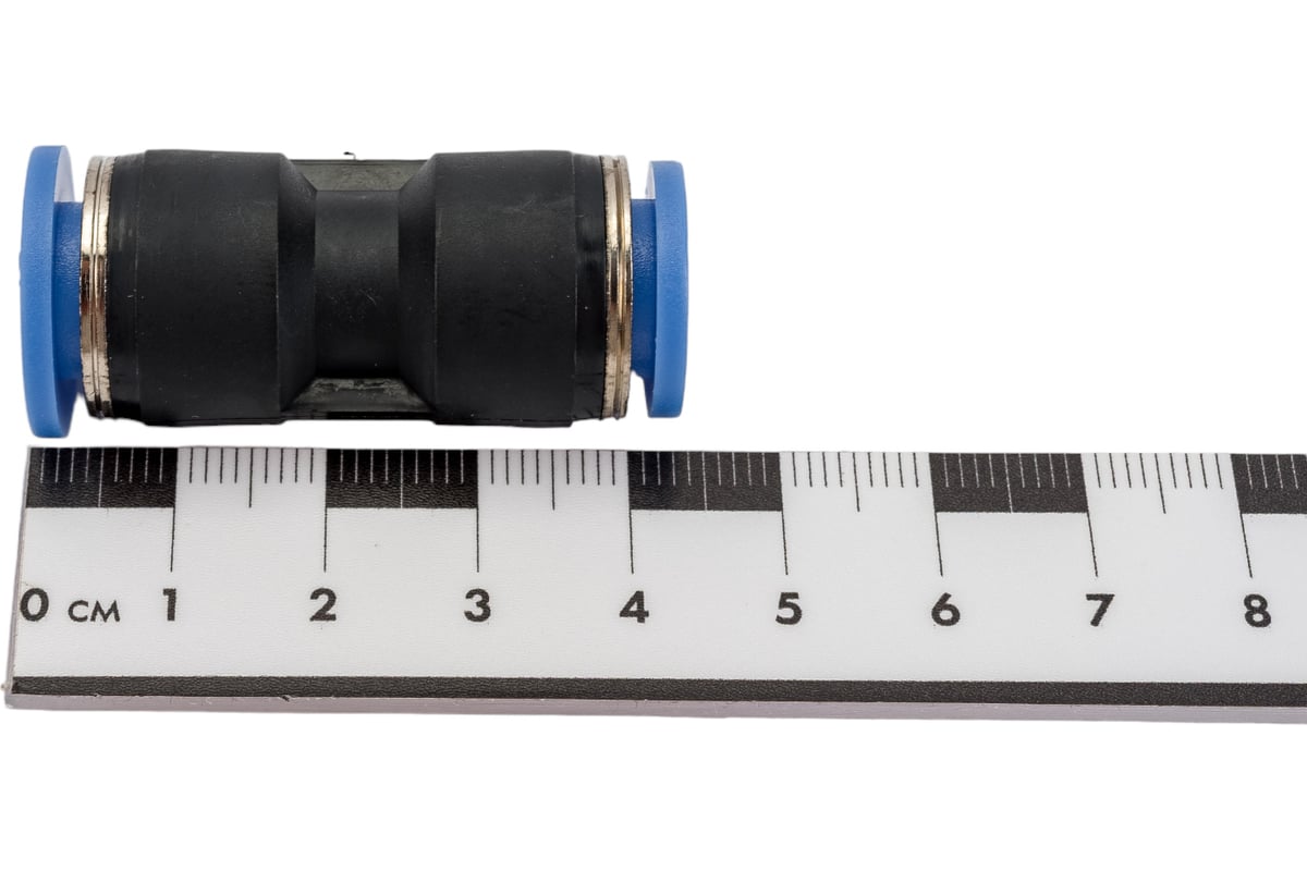 Фитинг цанговый прямой соединительный для трубок диаметром 10 мм SHPI ...