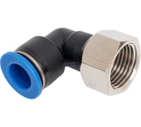 Фитинг цанговый угловой с внутренней резьбой 1/2F для трубки диаметром 12 мм SHPI PLF 12-R04